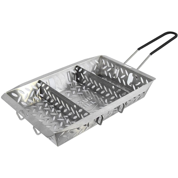 Proud Grill Co Proud Grill UltraVersatile Stainless Steel Grill Basket 15 in. L X 10 in. W 1 pk 5101P - main